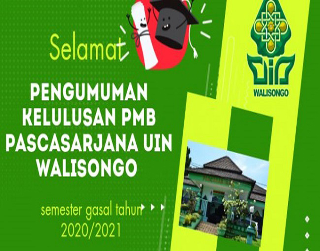 Pengumuman Kelulusan Pmb S2 Dan S3 Pasca Sarjana Uin Walisongo Semester Gasal 2020/2021 – Program Magister Ilmu Al-Qur'an Dan Tafsir